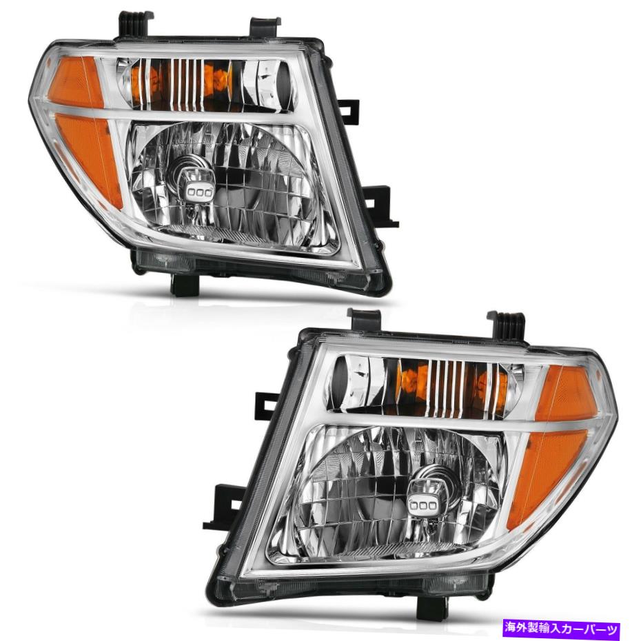 USヘッドライト Anzo USA 111463クリスタルヘッドライトセットフィット05-08フロンティアパスファインダー Anzo USA 111463 Crystal Headlight Set Fits 05-08 Frontier Pathfinder【並行輸入品】