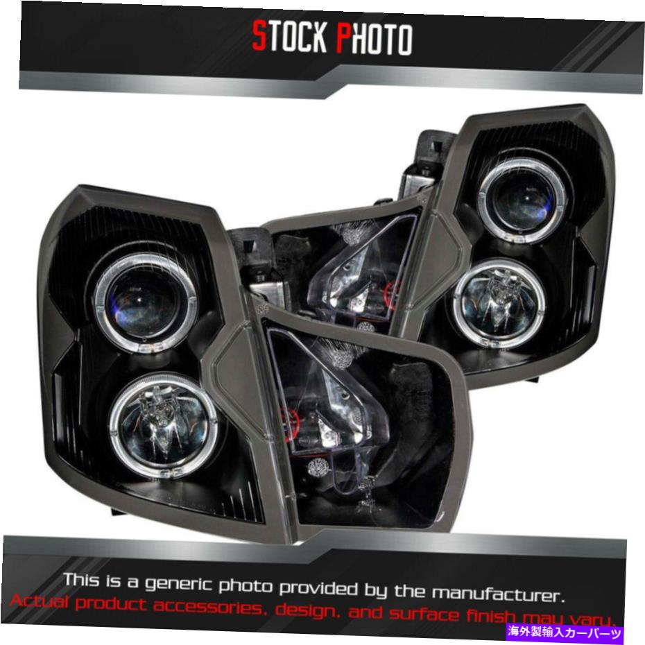 USヘッドライト Anzo Black HaloプロジェクターLEDヘッドライトは04-07 CADILLAC CTS / CTS-V 121415 Anzo Black Halo Projector LED Headlights for 04-07 Cadillac CTS / CTS-V 121415【並行輸入品】｜Us Custom Parts Shop USDM