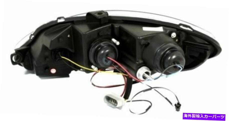 USヘッドライト LED DRLが付いている座席Leon 1P Toledo Altea 5Pのための黒クリア仕上げヘッドライト Black clear finish Headlights for SEAT LEON 1P TOLEDO Altea 5P with LED DRL【並行輸入品】｜Us Custom Parts Shop USDM