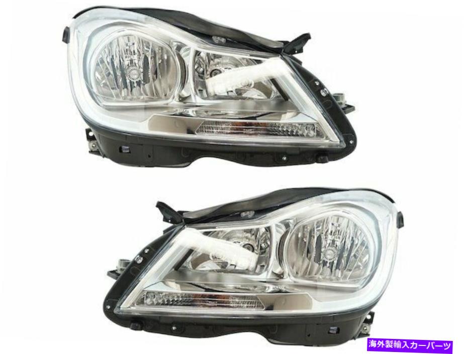 USヘッドライト 2012-2014メルセデスC350ヘッドライトアセンブリセット62536mm 2013セダン For 2012-2014 Mercedes C350 Headlight Assembly Set 62536MM 2013 Sedan【並行輸入品】|Us Custom Parts Shop USDM