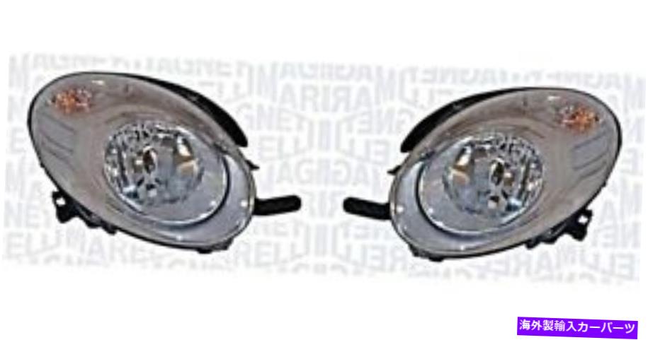 USヘッドライト Fiat 500L 52089190のヘッドライトペア51883593 Magneti Marelli Headlight Pair For FIAT 500L 52089190 51883593 MAGNETI MARELLI【並行輸入品】