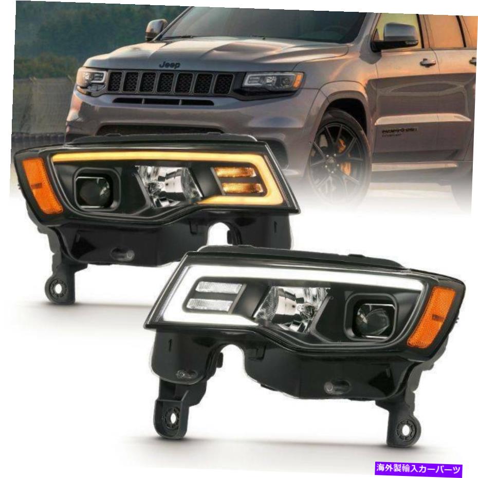 USヘッドライト Anzo 2017 - 2018 Jeep Grand Cherokee Projectorヘッドライト ANZO 2017 - 2018 JEEP GRAND CHEROKEE Projector Headlights【並行輸入品】
