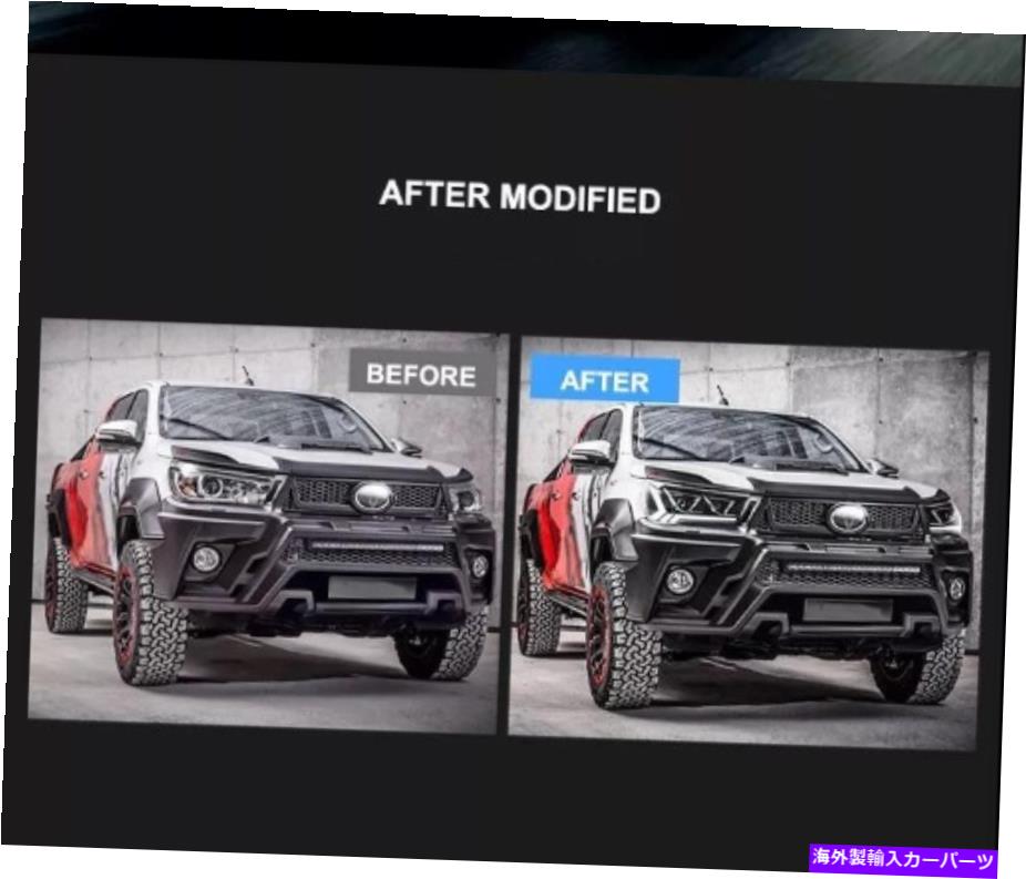 USヘッドライト トヨタヒーラックスRevo Vigo 2015-19 W /順次ターン信号のペアLEDヘッドライト Pair LED Headlights For Toyota Hilux Revo Vigo 2015-19 W/ Sequential Turn Signal【並行輸入品】|Us Custom Parts Shop USDM