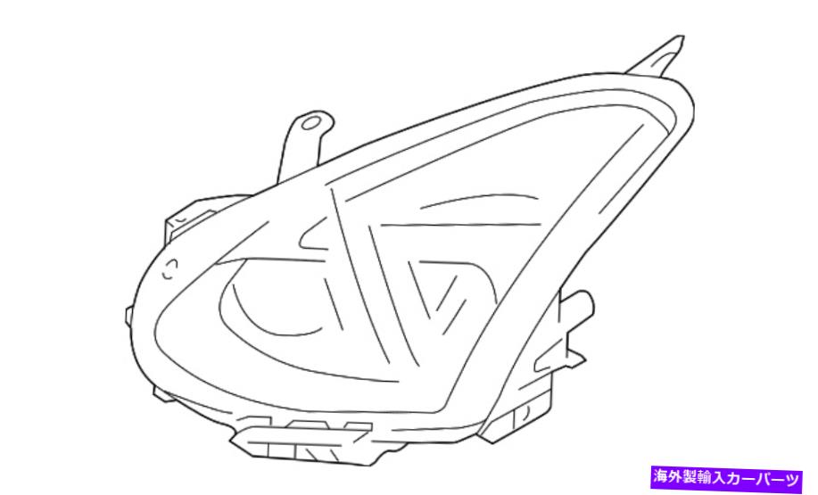 USヘッドライト 運転手左フロントヘッドライトランプハウジングのみ（HID）26075-1VK1A Driver Left Front Head Light Lamp Housing Only (HID) 26075-1VK1A【並行輸入品】