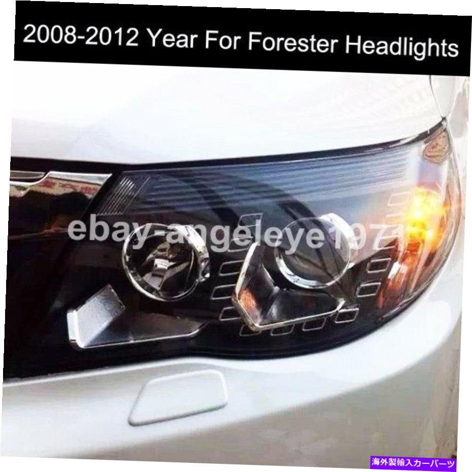 USヘッドライト 2008-2012 Subaru Forester LEDヘッドランプBi Xenonプロジェクターレンズライト 2008-2012 Year for Subaru Forester LED Head Lamps Bi Xenon Projector Lens Lights【並行輸入品】|Us Custom Parts Shop USDM