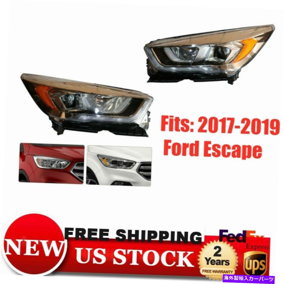 USヘッドライト ハロゲン左右ヘッドライト2017-2019フォードエスケープ2.0L / 1.5L / 2.5Lホット Halogen Left & Right Headlight fits 2017-2019 Ford Escape 2.0L/1.5L/2.5L HOT【並行輸入品】｜Us Custom Parts Shop USDM 85,826円