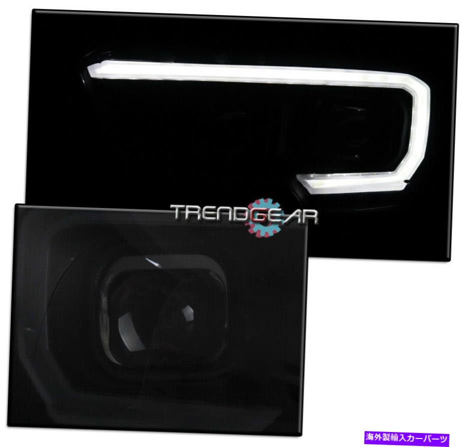 USヘッドライト プロジェクターシーケンシャルヘッドライトヘッドランプ喫煙16 17 18タコマ[w / O LED DRL] PROJECTOR SEQUENTIAL HEADLIGHT HEADLAMP SMOKE FOR 16 17 18 TACOMA [W/O LED DRL]【並行輸入品】