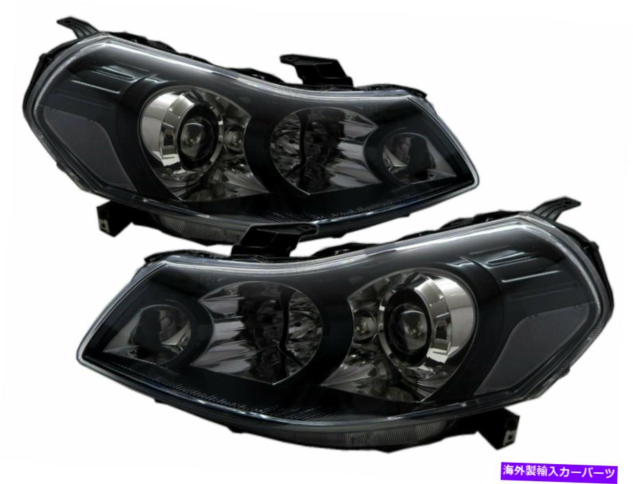 USヘッドライト SX4 MK1 2007-2013 4D / 5DプロジェクターヘッドライトブラックUS V2 Suzuki LHD SX4 MK1 2007-2013 4D/5D Projector Headlight Black US V2 for SUZUKI LHD【並行輸入品】｜Us Custom Parts Shop USDM
