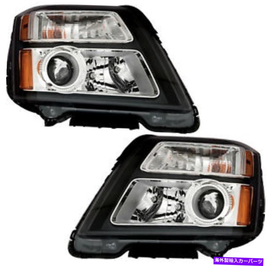 USヘッドライト ヘッドライトヘッドランプアセンブリW /電球（ブラック）ペア2016-2017 GMC地形 Headlights Headlamps Assembly w/Bulb (Black) Pair Set for 2016-2017 GMC Terrain【並行輸入品】｜Us Custom Parts Shop USDM