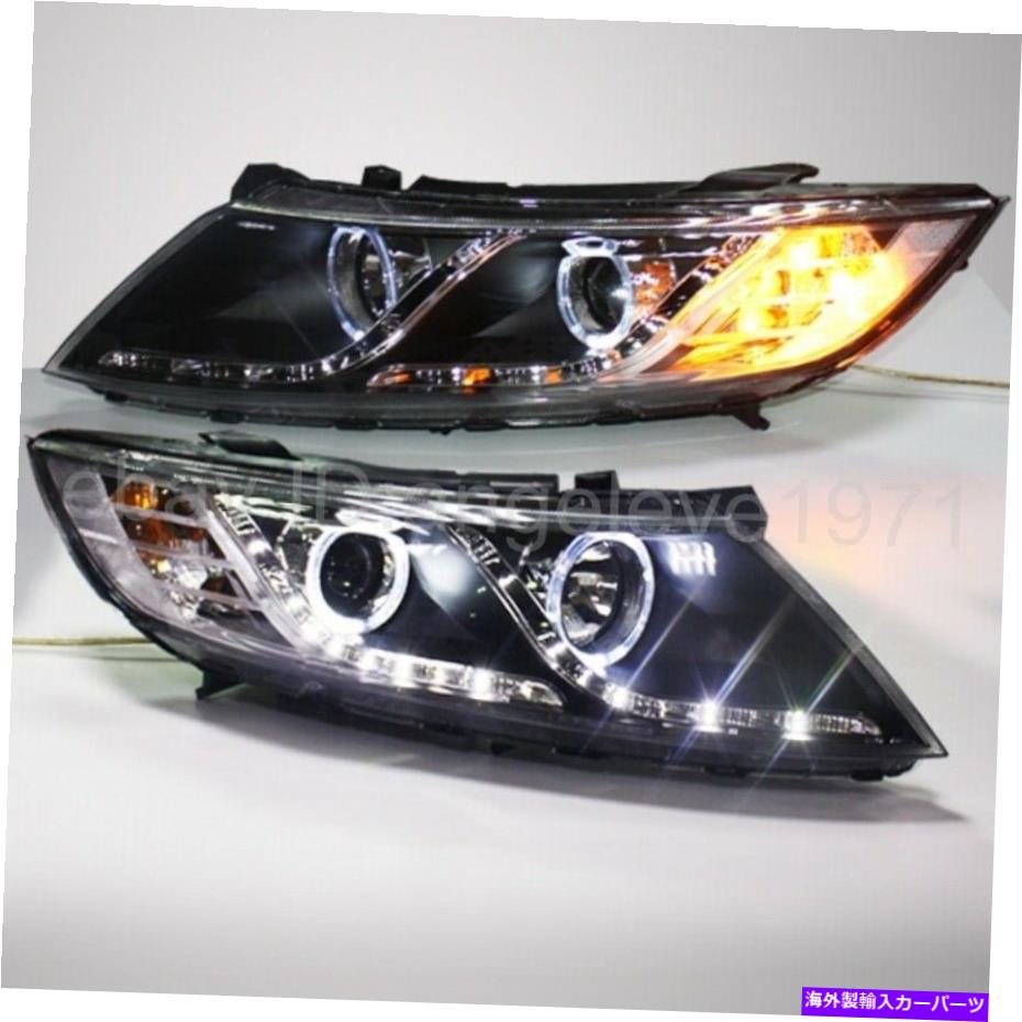 USヘッドライト Kia Optima K5 LED Angel Eyes LEDのヘッドライトLEDのための2011-2013年LEDフロントランプ 2011-2013 year LED front lamp For KIA Optima K5 LED Angel Eyes LED Headlights LF【並行輸入品】|Us Custom Parts Shop USDM