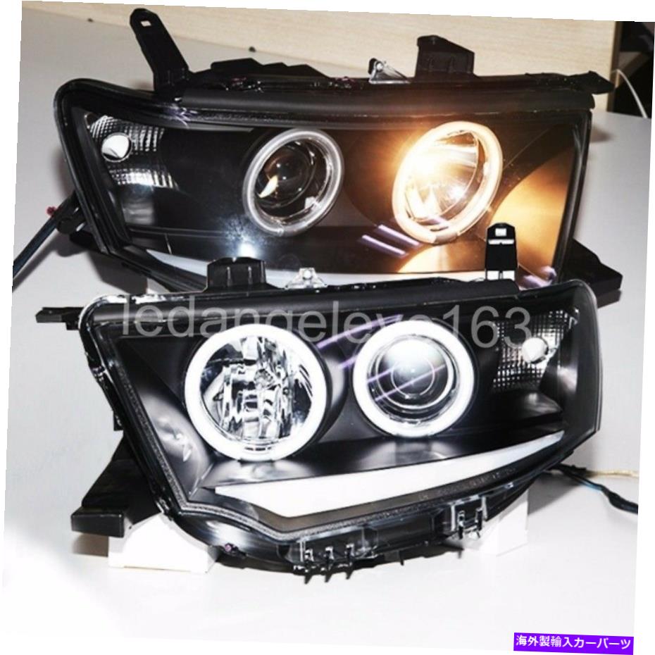 USヘッドライト 2010-2014年Pajero Montero Sport Nativa Dakar CCFL Angel Eyes Headlights Sn 2010-2014 Year Pajero Montero Sport Nativa Dakar CCFL Angel Eyes Headlights SN【並行輸入品】