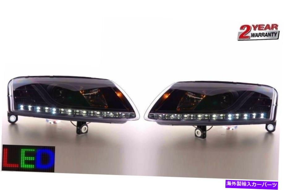 USヘッドライト プロジェクターLEDヘッドライトランプ - ブラックアウディA6 C5 / 4B - （1999-2005） Projector LED Headlights Lamps - Black Audi A6 C5 / 4B - (1999-2005)【並行輸入品】｜Us Custom Parts Shop USDM