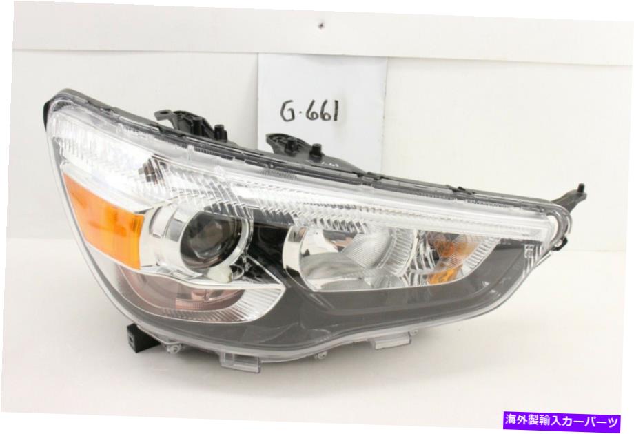 USヘッドライト 新しいOEMヘッドライトランプ2011-2020三菱アウトランダースポーツキセノンRHいい裸 New OEM Head Light Lamp 2011-2020 Mitsubishi Outlander Sport Xenon RH nice BARE【並行輸入品】
