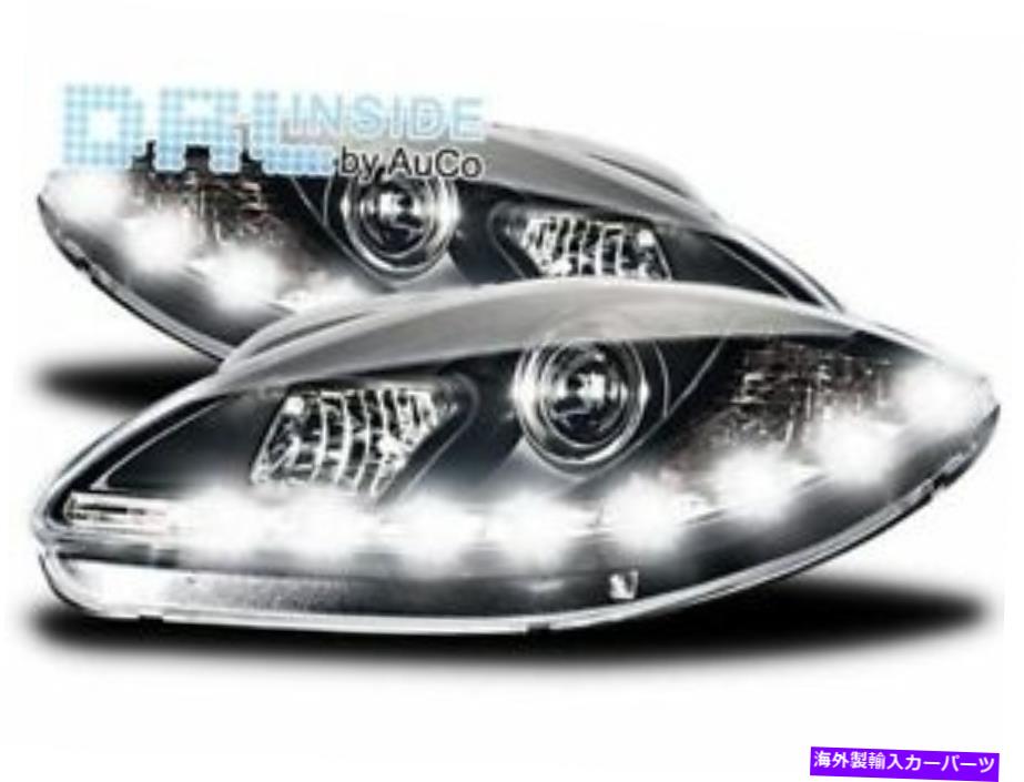 USヘッドライト 座席レオンのための黒いLED R87昼間のDRLライトヘッドライト05-09 Black LED R87 Daytime DRL Light Headlights for Seat Leon 1P Facelift 05-09【並行輸入品】｜Us Custom Parts Shop USDM