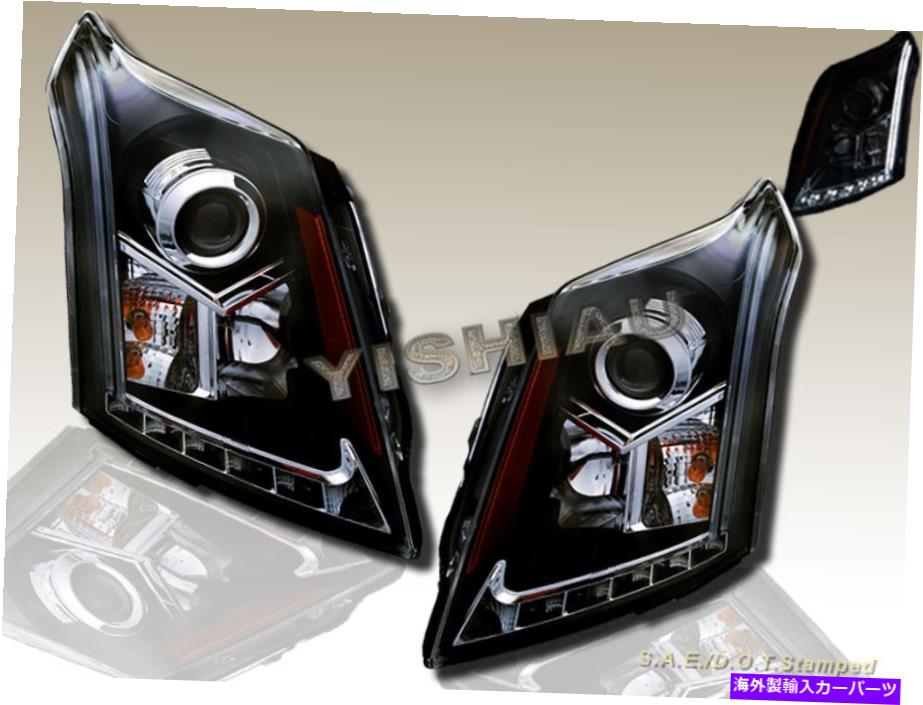 USヘッドライト 2010 11 12 13 14 Cadillac SRX LEDストリップブラックプロジェクターヘッドライト新しいペア 2010 11 12 13 14 Cadillac SRX LED Strip Black Projector Headlights New Pair【並行輸入品】｜Us Custom Parts Shop USDM 81,853円