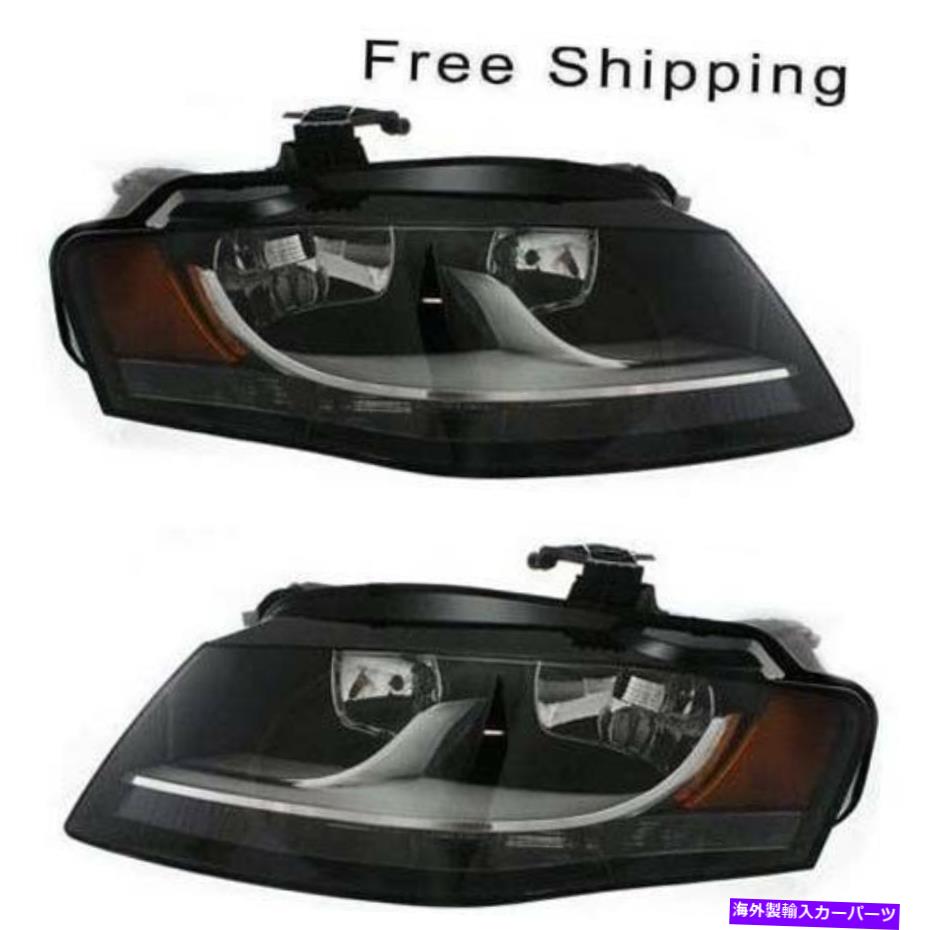 USヘッドライト ハロゲンヘッドランプアセンブリ2ペアLH＆RHサイドフィットアウディA4 A4 Quattro S4 Halogen Head Lamp Assembly Set of 2 Pair LH & RH Side Fits Audi A4 A4 Quattro S4【並行輸入品】 85,031円
