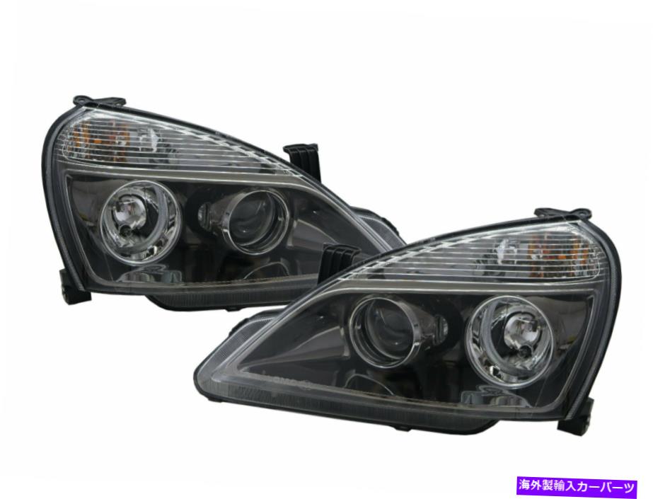 USヘッドライト Suzuki LHDのためのBaleno 2002-2007 Sedan 4DプロジェクターヘッドライトブラックEU Baleno 2002-2007 Sedan 4D Projector Headlight Black EU for SUZUKI LHD【並行輸入品】
