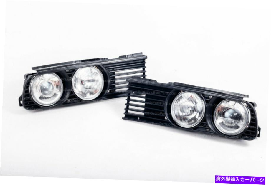 USヘッドライト BMW E30 M3ユーロスマイリープロジェクターヘッドライト+グリルキットヘッドライト変換 BMW E30 M3 Euro Smiley Projector HEADLIGHT + Grill KIT Headlights conversion【並行輸入品】