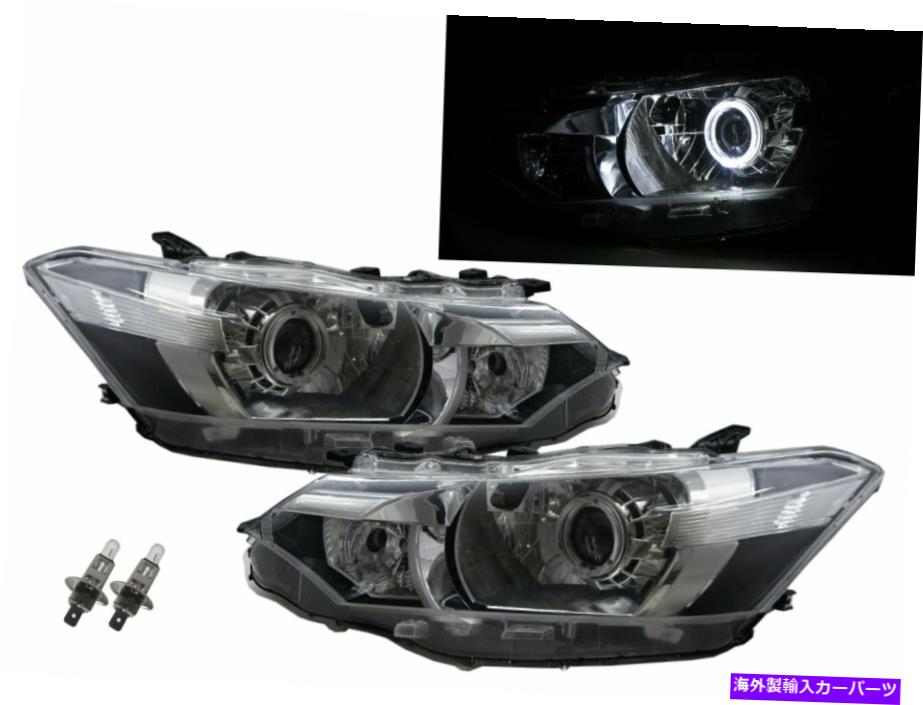USヘッドライト VIOS XP150 13-15 4DガイドLED HaloプロジェクターヘッドライトChrome V1用トヨタLHD VIOS XP150 13-15 4D Guide LED Halo Projector Headlight Chrome V1 for TOYOTA LHD【並行輸入品】|Us Custom Parts Shop USDM