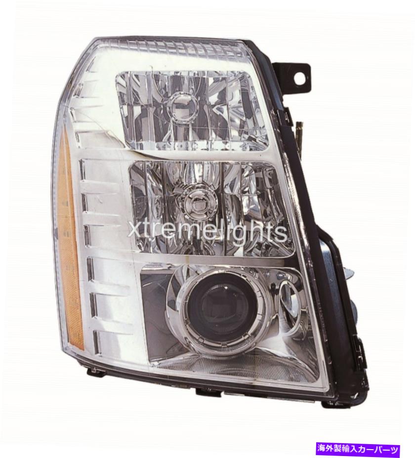 USヘッドライト Cadillac Escalade 2007 2008 2009右乗客HIDヘッドライトヘッドランプランプ CADILLAC ESCALADE 2007 2008 2009 RIGHT PASSENGER HID HEADLIGHT HEAD LAMP LAMP【並行輸入品】