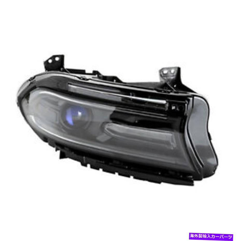 USヘッドライト ヘッドライトハロゲン高品質カーパ右乗客2016-2019 Dodge Charger Headlight Halogen High Quality CAPA Right Passenger Fits 2016-2019 Dodge Charger【並行輸入品】
