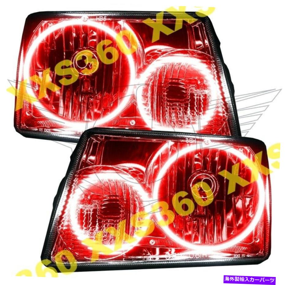 USヘッドライト Ford Ranger 01-11赤LED Angel Demonの目のためのOracle Haloヘッドライト ORACLE Halo HEADLIGHTS for Ford Ranger 01-11 RED LED Angel Demon Eyes【並行輸入品】|Us Custom Parts Shop USDM