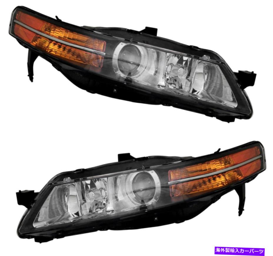 USヘッドライト HIDキセノンヘッドライトヘッドランプ（W / Oバラスト）新しいペアは2004-2005 Acura TLのためのセット HID Xenon Headlights Headlamps (w/o Ballast) NEW Pair Set for 2004-2005 Acura TL【並行輸入品】｜Us Custom Parts Shop USDM