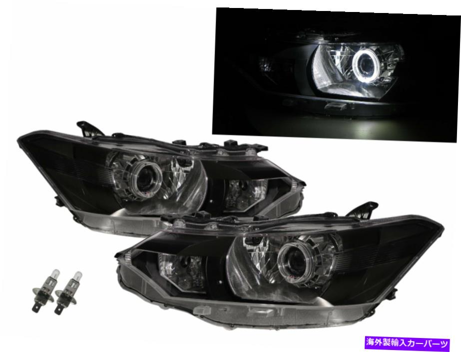 USヘッドライト VIOS XP150 13-15ガイドLED Angel-Eye Projector Headlight Black V1 LHD VIOS XP150 13-15 Guide LED Angel-Eye Projector Headlight Black V1 for TOYOTA LHD【並行輸入品】|Us Custom Parts Shop USDM