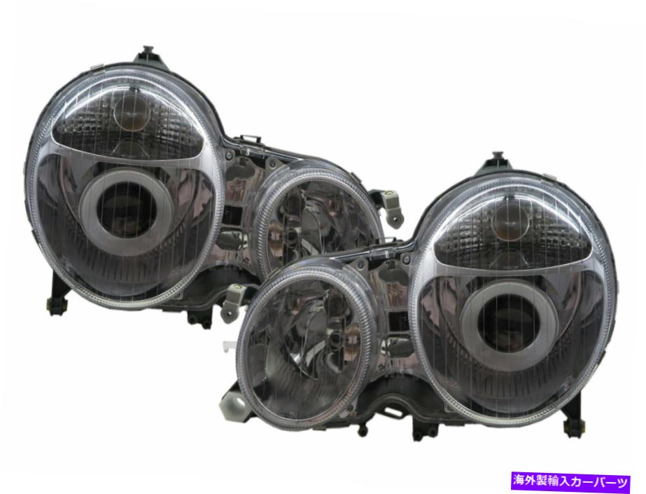 USヘッドライト Mercedes-Benz LHDのためのEクラスW210 00-02 FaceLiftプロジェクターのヘッドライトChrome V2 E-CLASS W210 00-02 FACELIFT Projector Headlight Chrome V2 for Mercedes-Benz LHD【並行輸入品】