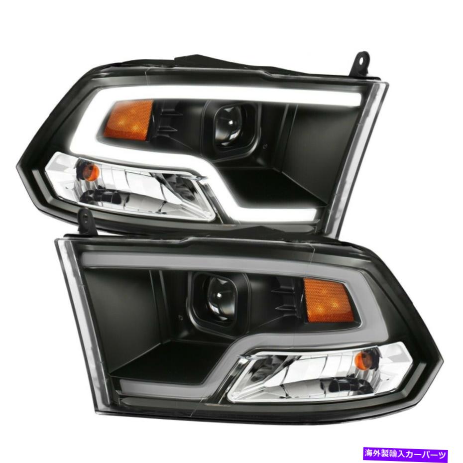 USヘッドライト Anzo板スタイルのプロジェクターのヘッドライトブラックW /ハローは09-18ドッジRAM 1500 ANZO Plank Style Projector Headlights Black w/ Halo for 09-18 Dodge Ram 1500【並行輸入品】