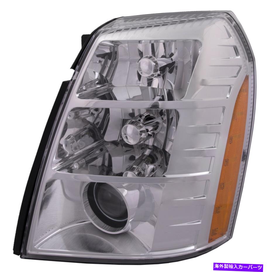 USヘッドライト 左前ヘッドライトCapaフィット09-14キャデラックエスカレードHID（09 2番目のデザイン） Left Front Headlight CAPA Fits 09-14 Cadillac Escalade HID (09 2nd Design)【並行輸入品】