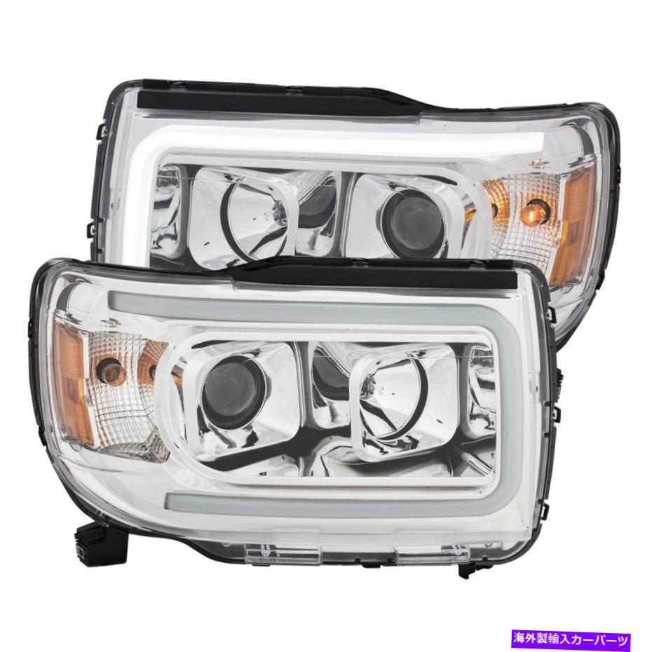 USヘッドライト Anzo USA 111382プロジェクターヘッドライトセット15~19キャニオン Anzo USA 111382 Projector Headlight Set Fits 15-19 Canyon【並行輸入品】