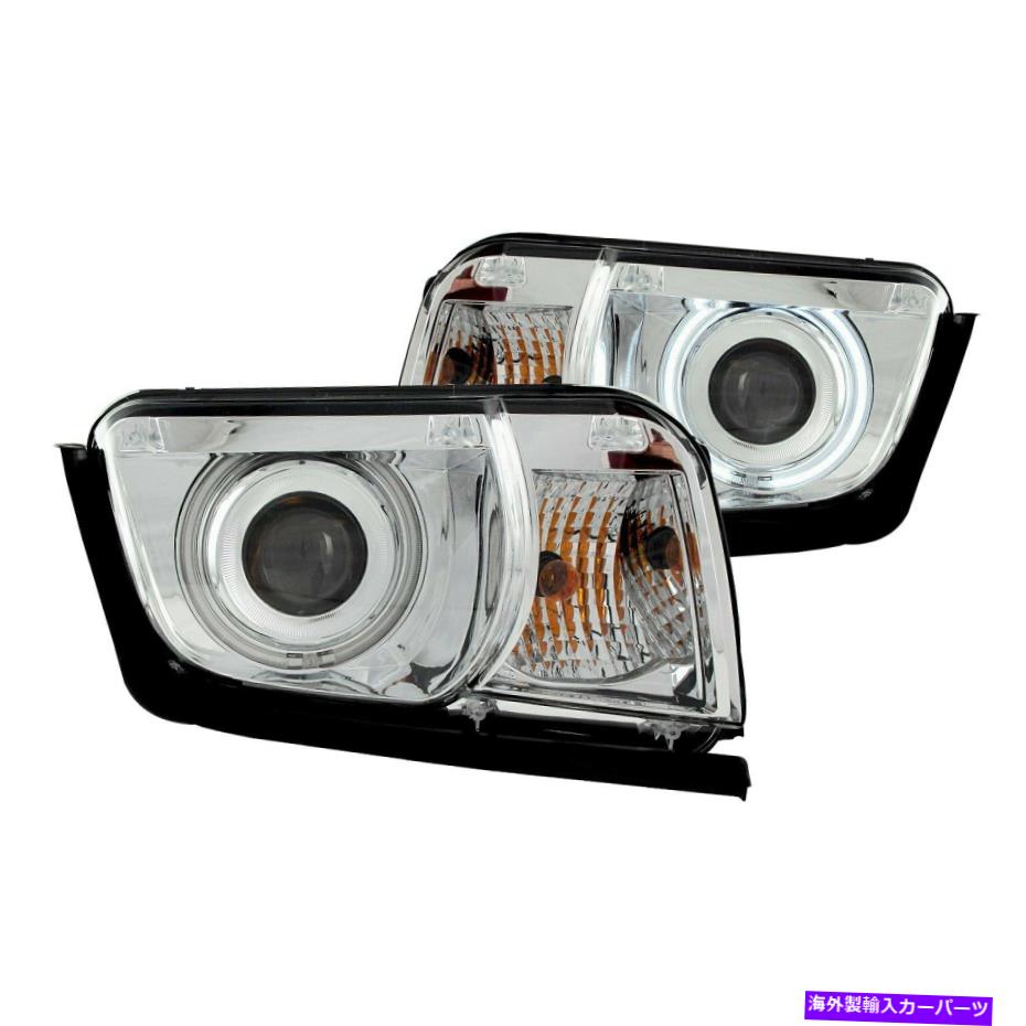USヘッドライト Chevy Camaro 2010-2013 Anzo 121311 Chrome CCFL Haloプロジェクターヘッドライト For Chevy Camaro 2010-2013 Anzo 121311 Chrome CCFL Halo Projector Headlights【並行輸入品】
