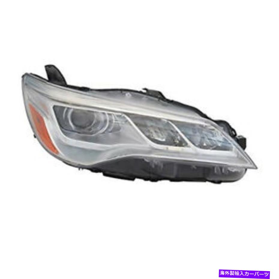 USヘッドライト 15 16 17カムリXLEフロントヘッドライトヘッドランプLEDヘッドライト右側 For 15 16 17 Camry XLE Front Headlight Headlamp LED Head Light w/Bulb Right Side【並行輸入品】