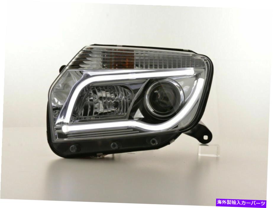 USヘッドライト Dacia Duster 10-13のためのChrome Finish Daytime Lightbar DRLヘッドライト chrome finish daytime lightbar DRL headlights FOR Dacia Duster 10-13【並行輸入品】