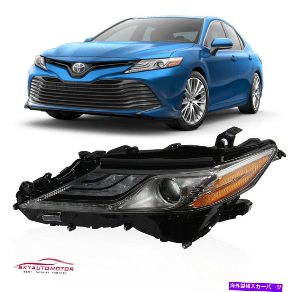 USヘッドライト トヨタカムリ2018-2020 XLE / XSEフルLEDヘッドライトヘッドランプドライバ左側 Fits Toyota Camry 2018-2020 XLE/XSE Full LED Headlight Headlamp Driver Left Side【並行輸入品】
