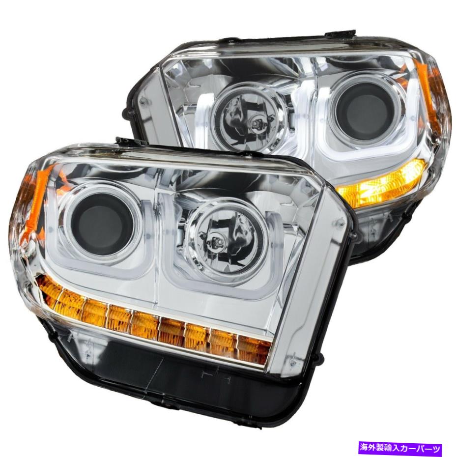USヘッドライト Anzo 111327 Chrome U-Barプロジェクターヘッドライト2014-2017 Tundra Platinum 1794 Anzo 111327 Chrome U-Bar Projector Headlights for 2014-2017 Tundra Platinum 1794【並行輸入品】