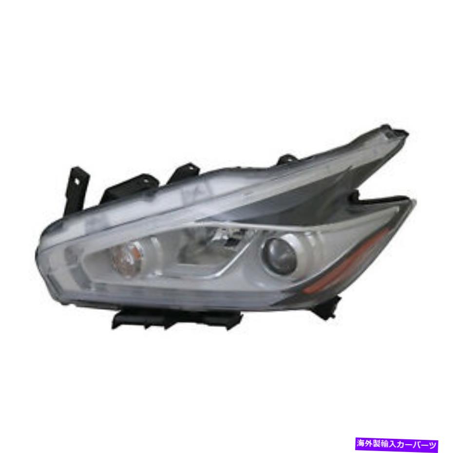 USヘッドライト 15-16日産ムラノS SV SLモデルのヘッドライトハロゲンタイプドライバーCAPA Headlight Halogen Type Driver CAPA For 15-16 Nissan Murano S SV SL Model【並行輸入品】