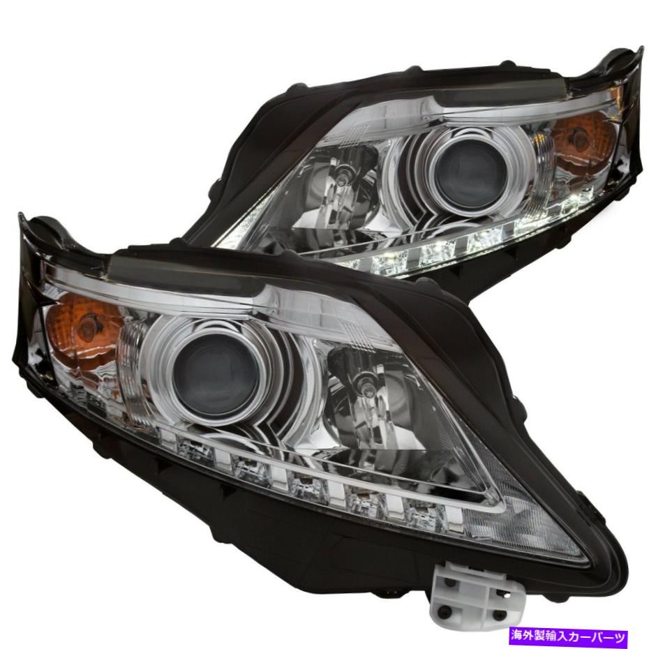 USヘッドライト 10-12フィットLexus RX350ヘッドライト左右ペアW /クリアレンズ＆クロム 10-12 Fits Lexus RX350 Headlights Left & Right Pair w/ Clear Lens & Chrome【並行輸入品】