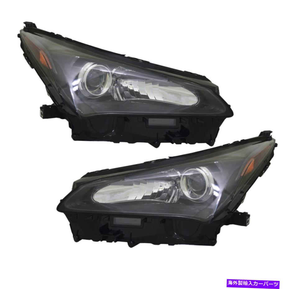 USヘッドライト ヘッドライトセットw /霧左のドライバ右カーパは2015-9 / 2017 Lexus NX200T Headlights Set w/Fog Left Driver Right CAPA Fits 2015-9/2017 Lexus NX200T【並行輸入品】