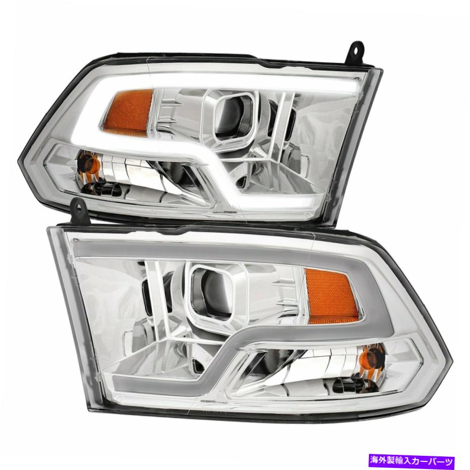 USヘッドライト Anzo板スタイルハロープロジェクターヘッドライトDodge Ram Chrome / Cear 111404用セット Anzo Plank Style Halo Projector Headlights Set for Dodge Ram Chrome/Cear 111404【並行輸入品】｜Us Custom Parts Shop USDM