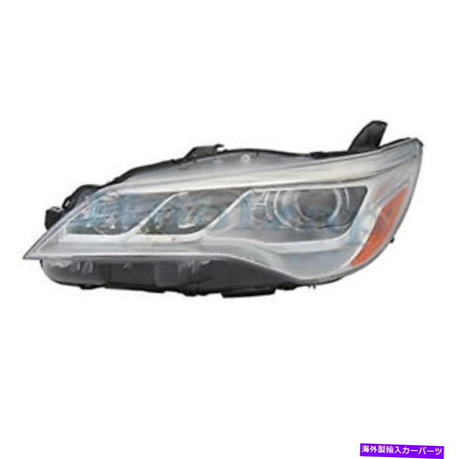 USヘッドライト 15 16 17 Camry XLEフロントヘッドライトヘッドランプLEDヘッドライトW /電球左側 For 15 16 17 Camry XLE Front Headlight Headlamp LED Head Light w/Bulb Left Side【並行輸入品】