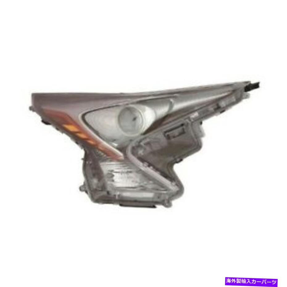 USヘッドライト TO25022248 16-18トヨタプリウスベース/エコ/ L DRL LH W / OフォグランプNSF Headlight For TO2502248 16-18 Toyota Prius-Base/Eco/L DRL LH W/O-Fog-Lamp NSF【並行輸入品】
