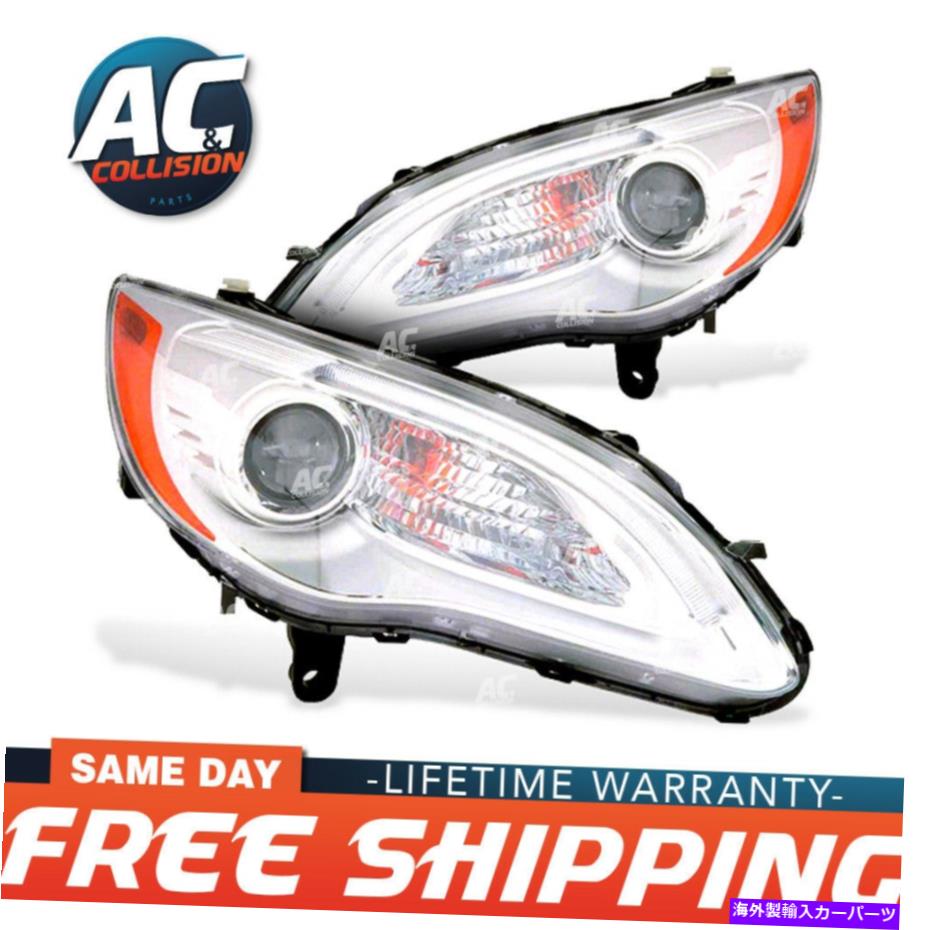 USヘッドライト Headlightアセンブリの乗客と運転側 - 2014 Chrysler 200 Headlight Assembly Passenger and Driver Sides for 2011 - 2014 Chrysler 200【並行輸入品】