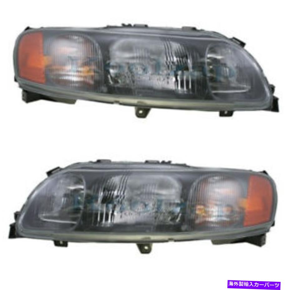 USヘッドライト 01-04 Volvo S60ヘッドライトヘッドランプヘッドライトランプ左右サイドセットペアドット 01-04 Volvo S60 Headlight Headlamp Head Light Lamp Left Right Side Set PAIR DOT【並行輸入品】