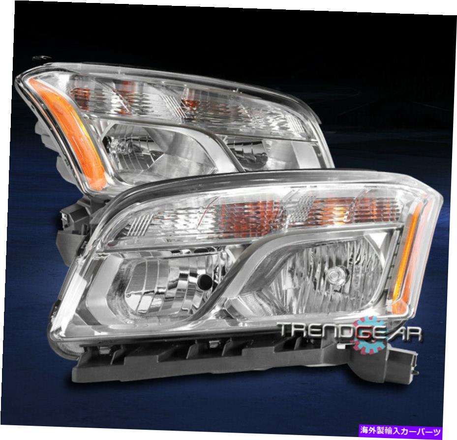 USヘッドライト 13-16シボレーTRAX LS LT LTZハロゲンヘッドライトヘッドランプランプクロームLHセット FOR 13-16 CHEVY TRAX LS LT LTZ HALOGEN HEADLIGHTS HEADLAMP LAMP CHROME LH+RH SET【並行輸入品】
