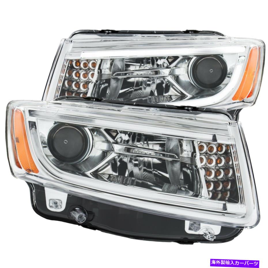 USヘッドライト フィット14-15グランドチェロキー:プロジェクターヘッドライトセットアナゾUSA 111328 Fits 14-15 Grand Cherokee: Projector Headlight Set Anzo USA 111328【並行輸入品】|Us Custom Parts Shop USDM