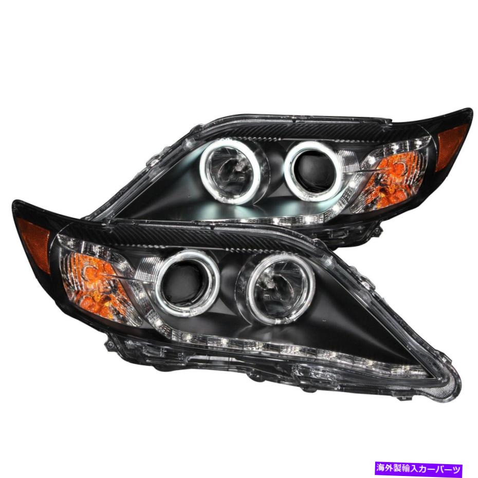 USヘッドライト 10-11カムリ収差:クリスタルヘッドライトセットW / Halo Anzo USA 121442 Fits 10-11 Camry: Crystal Headlight Set w/Halo Anzo USA 121442【並行輸入品】|Us Custom Parts Shop USDM