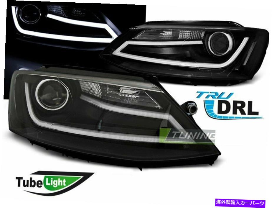 USヘッドライト Jetgo de Faros Para VW Jetta VI 2011-LEDライトチューブNegro US LPVWK8WP Xino US Juego de Faros para VW JETTA VI 2011-LED Light Tube Negro US LPVWK8WP XINO US【並行輸入品】