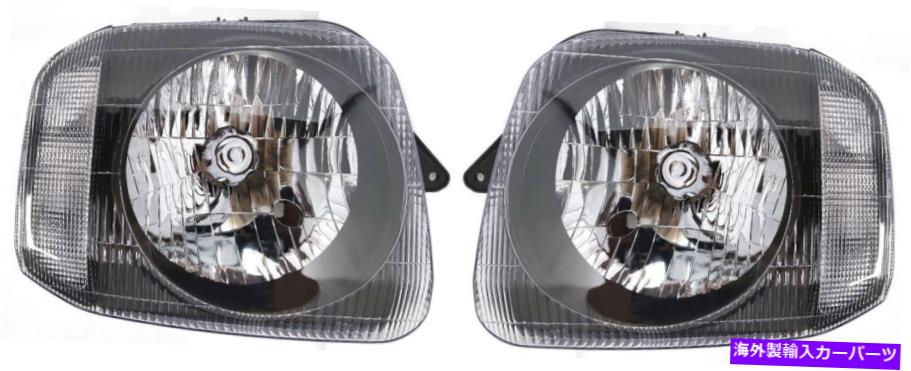 USヘッドライト *鈴木Jimny SN413 Hard Top 1998 - 2017ペア *NEW* HEAD LIGHT LAMP (GENUINE) for SUZUKI JIMNY SN413 HARD TOP 1998 - 2017 PAIR【並行輸入品】